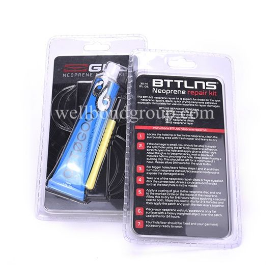 Black color contact cement neoprene glue for wetsuits